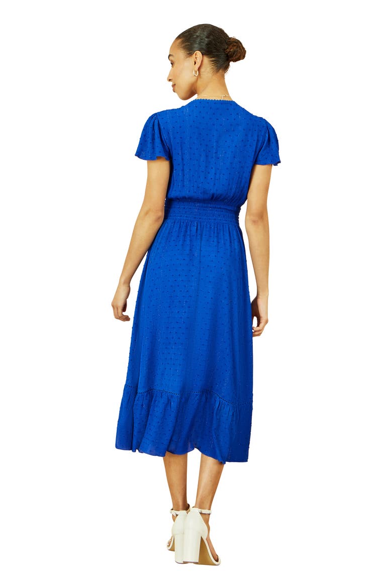 Button Detail Midi Dress