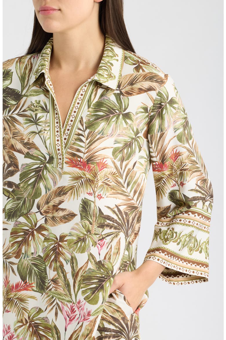 Fuji Hidden Coast Silk Shift Dress