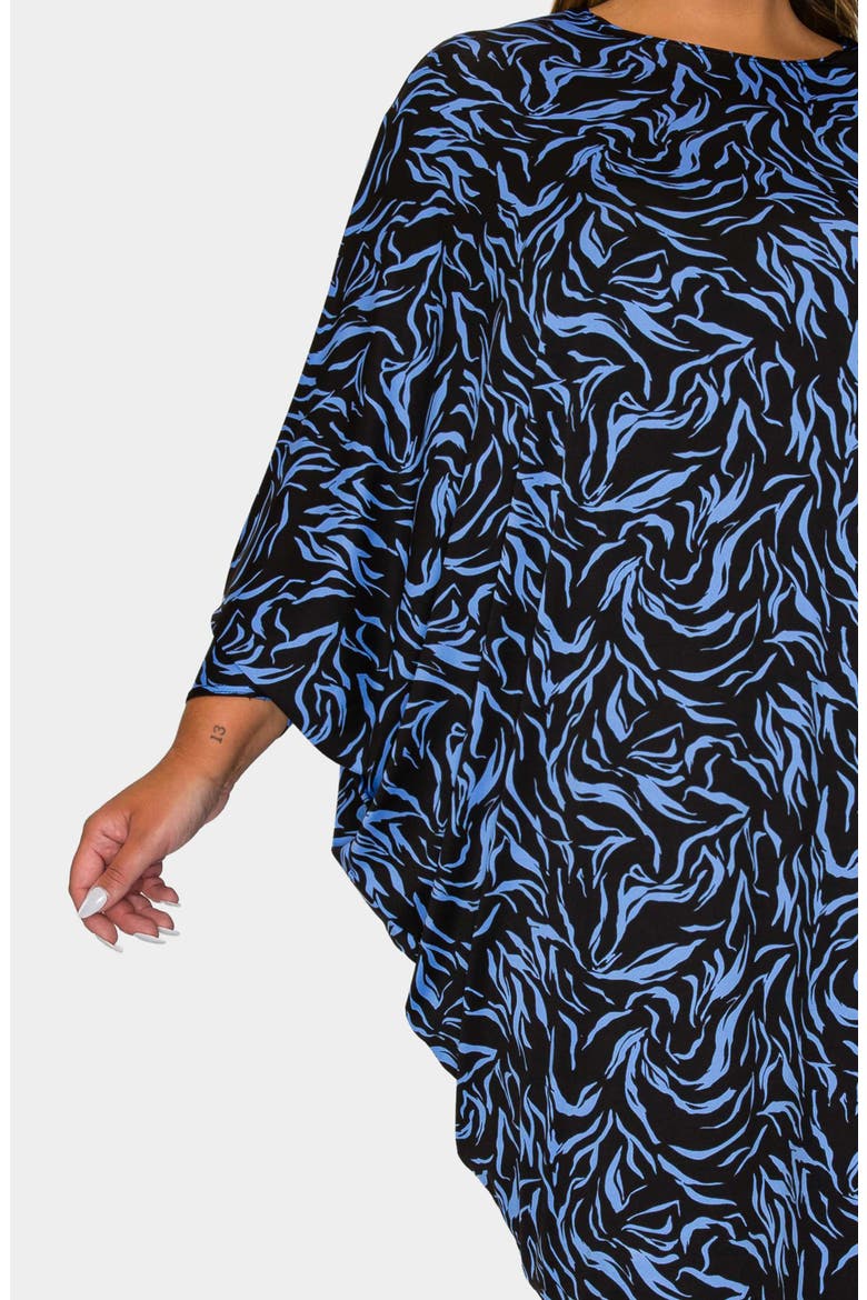 Jessica Asymmetric Long Sleeve Maxi Dress