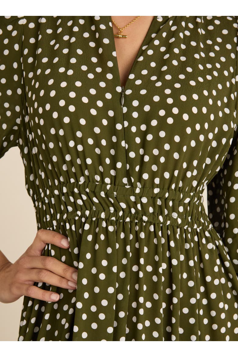 Christine Printed Midi Dress