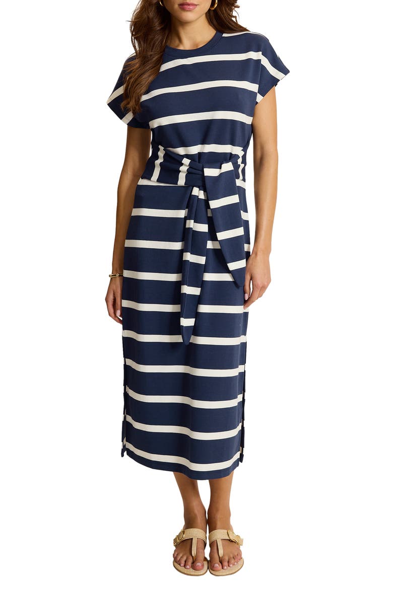 Agua Tie Waist Midi Dress