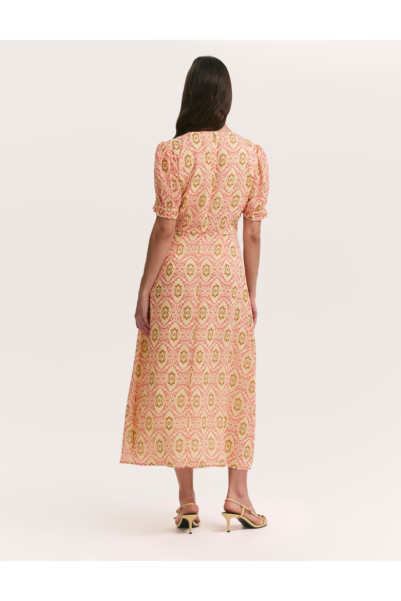 Mela Printed Midi Tea Dress