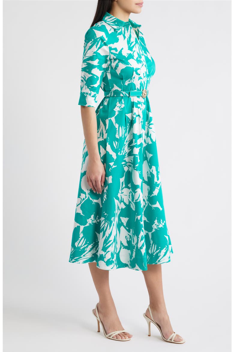 Floral Print Midi Dress