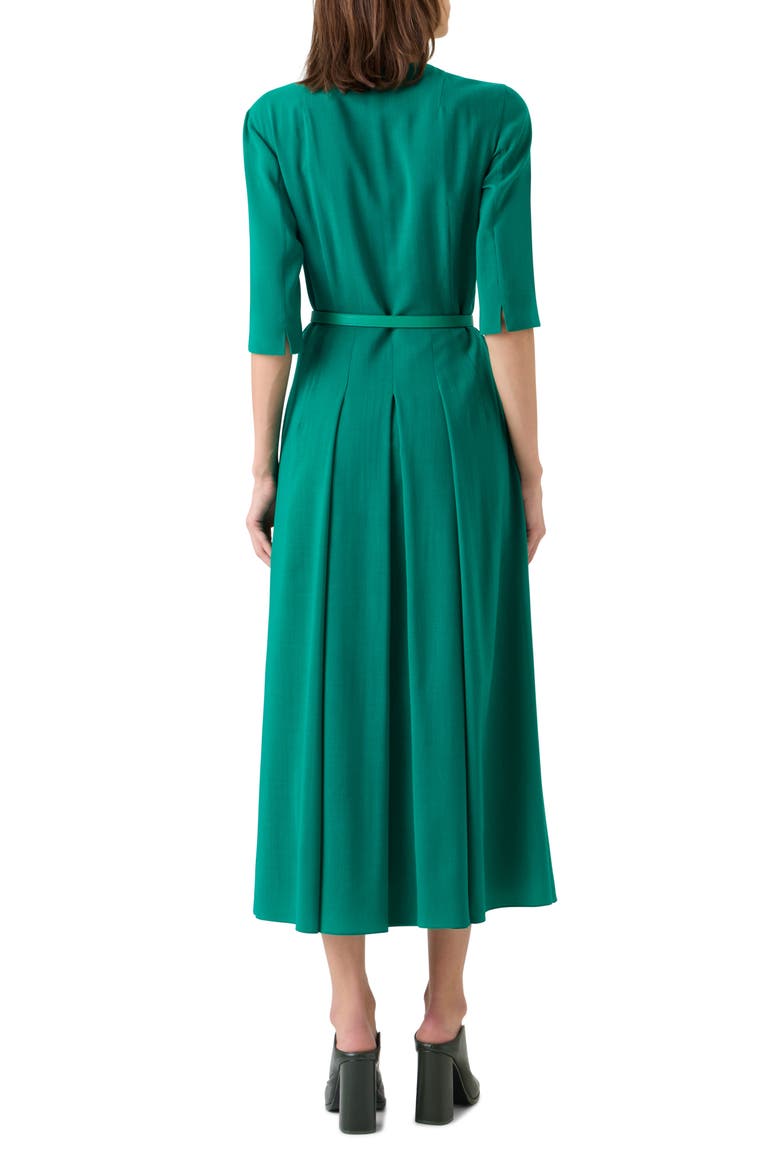 Shelley Belted Wool Dress