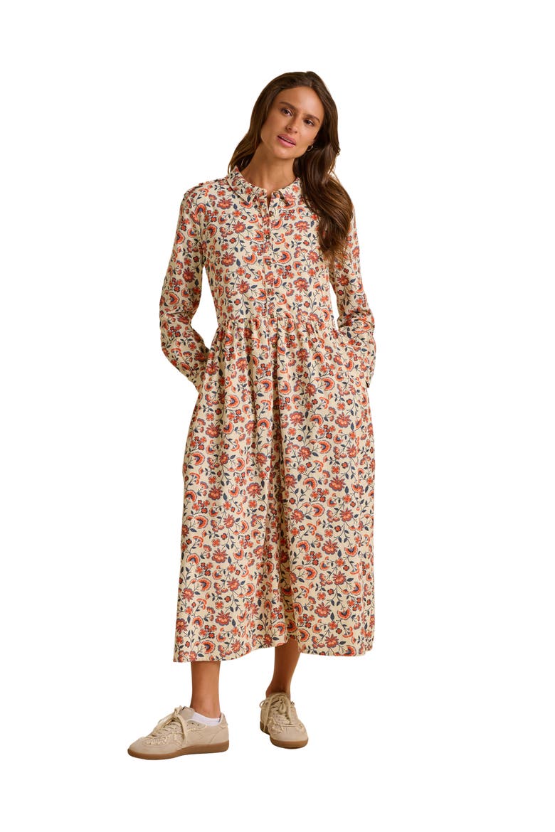 Bella Long Sleeve Shirt Midi Dress