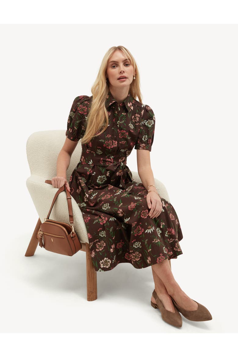 Hester Floral Embroidered Shirt Dress