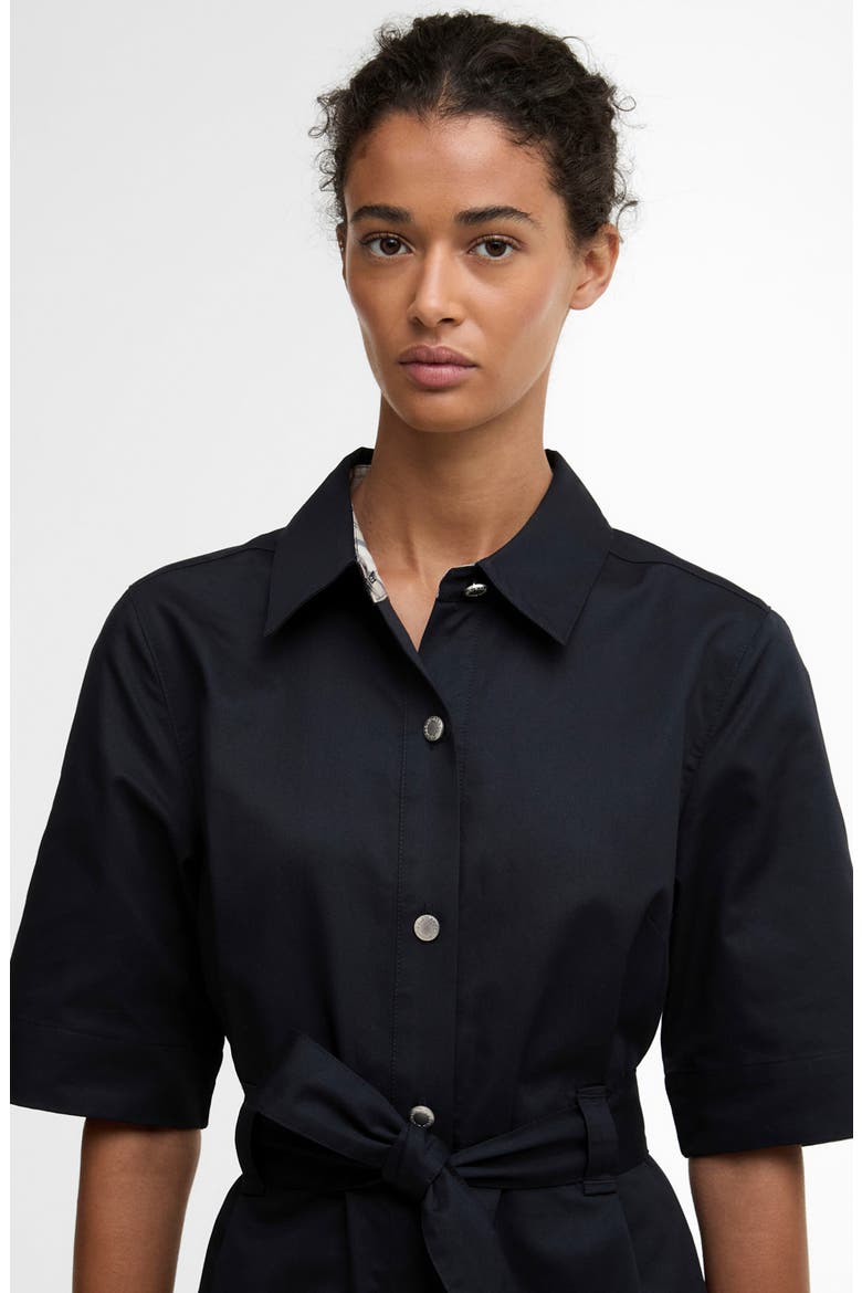 Sloane Tie Waist Midi Shirtdress