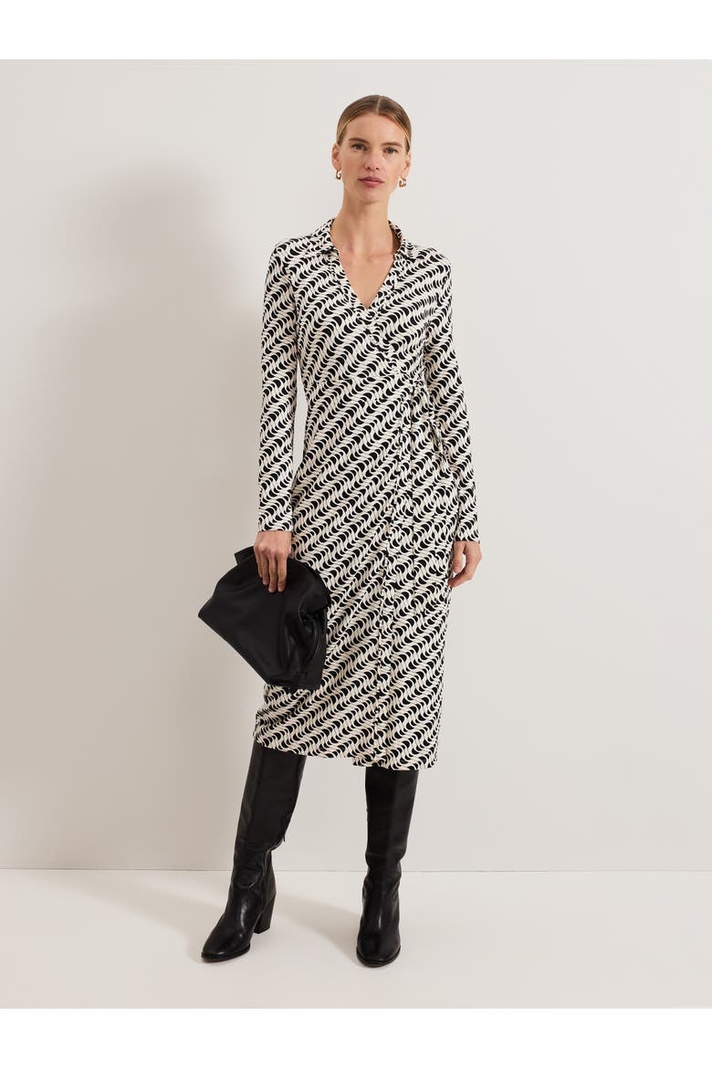 Gina Geo Wrap Dress