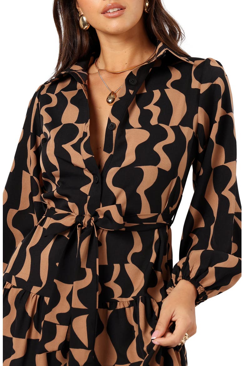 Lincoln Tie Waist Long Sleeve Maxi Dress
