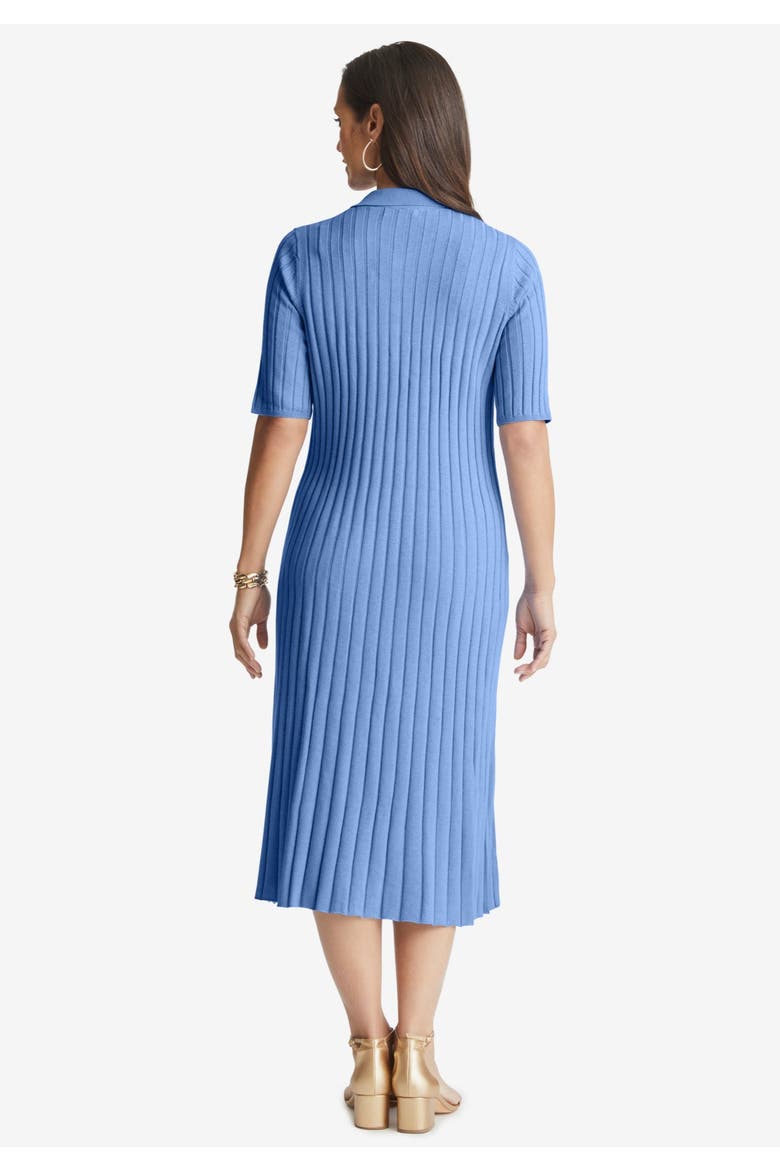 Ribbed Henley Dress