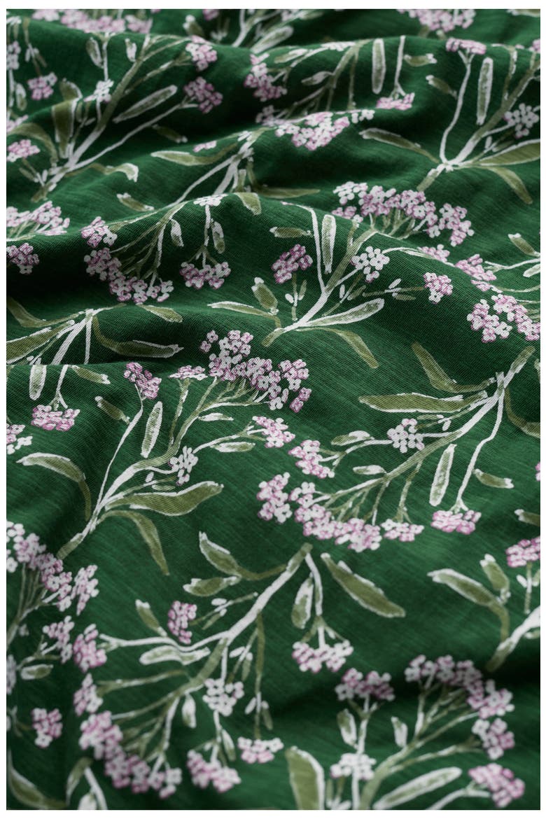 Chateaux Floral Organic Cotton Midi Dress
