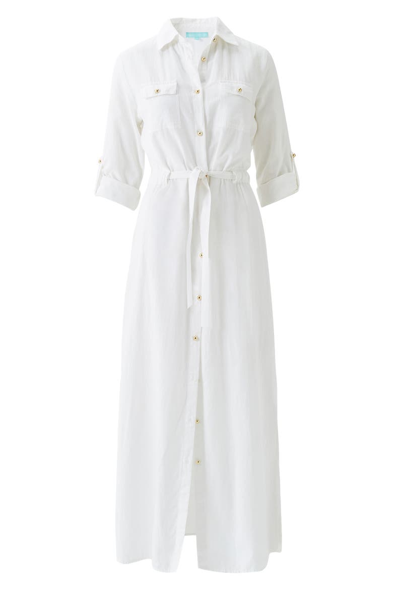 Darcy Button-Up Cover-Up Dress
