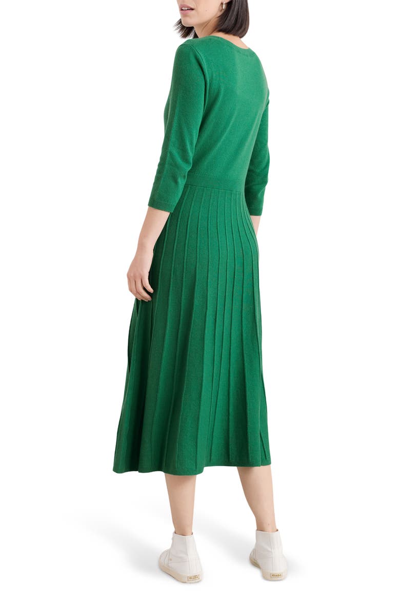 Folk Song Sweater Midi Dress
