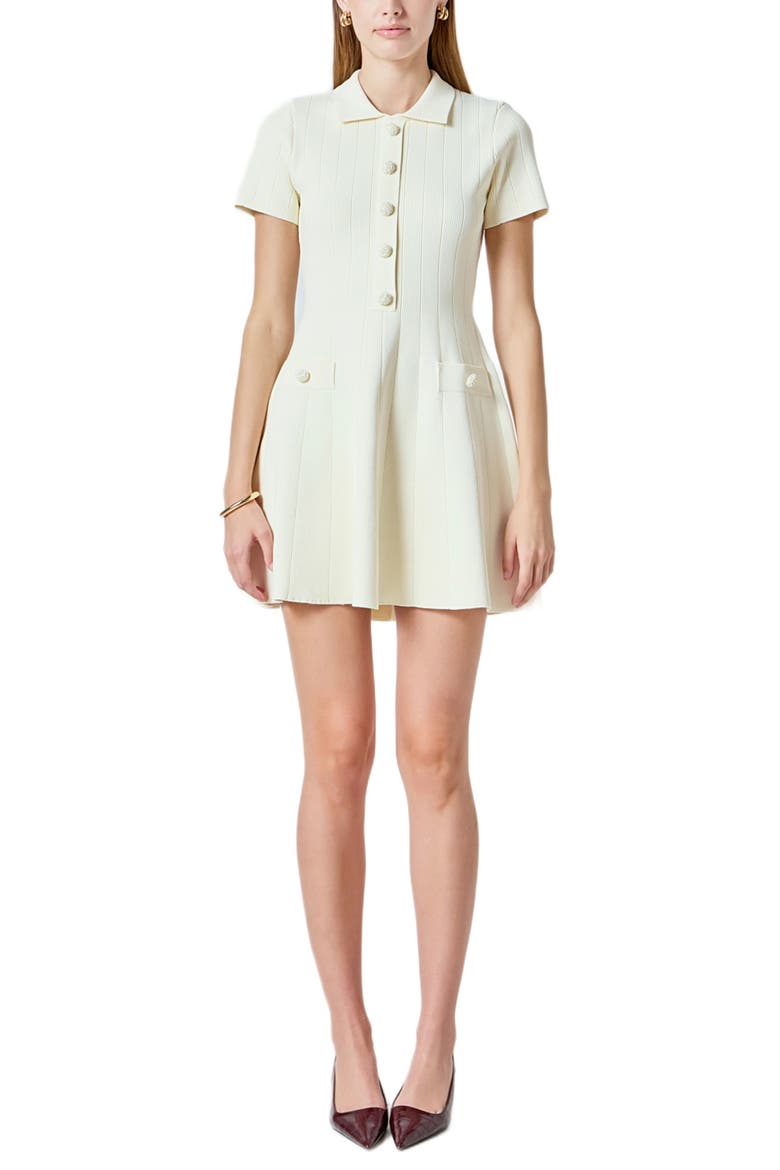 Fit & Flare Knit Minidress