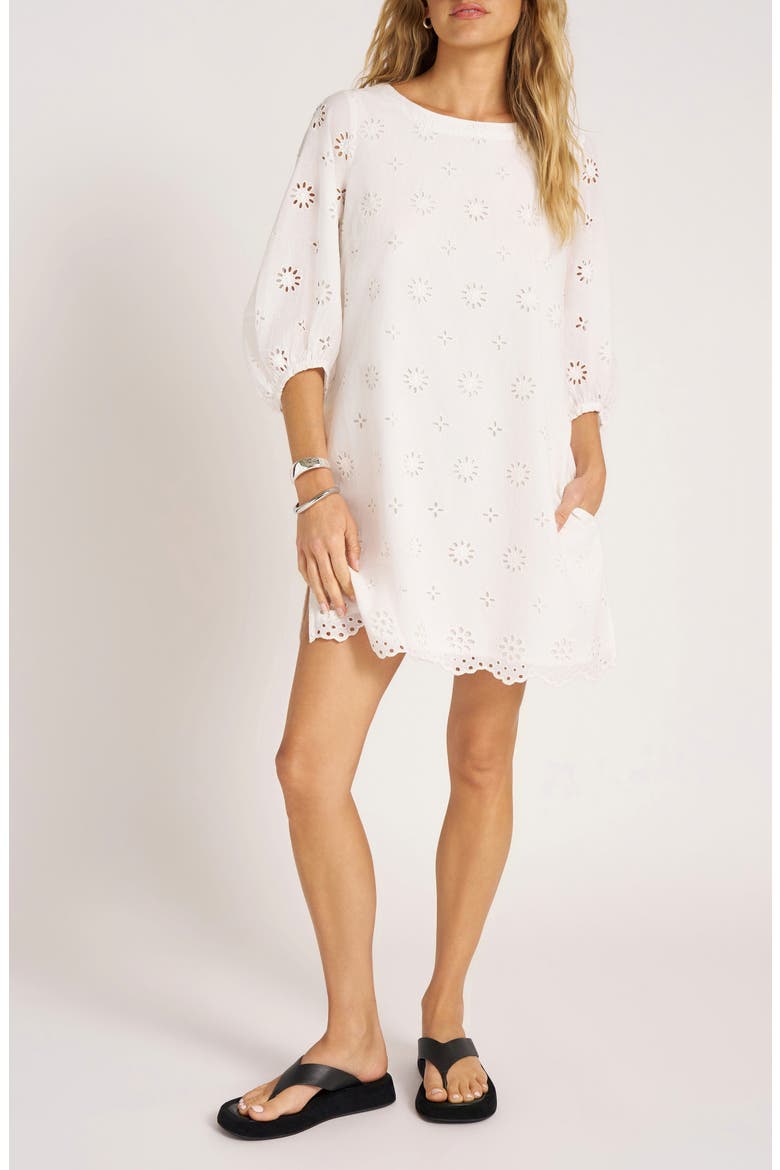 Ona Eyelet Shift Dress