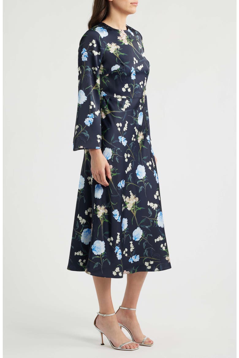 Tyra Floral Long Sleeve Gown