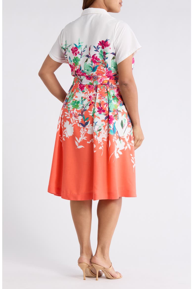 Floral Print Shirtdress
