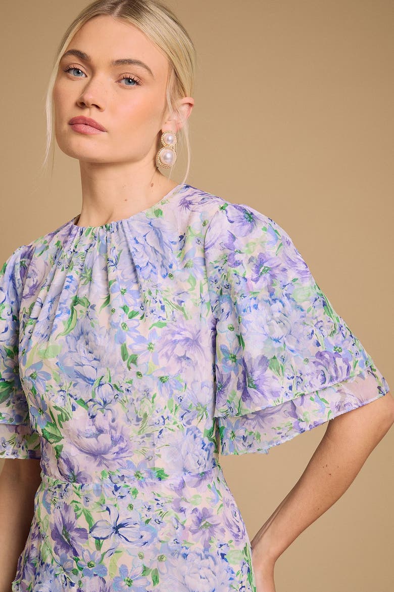 Occasion Flora Jacquard Midi Dress