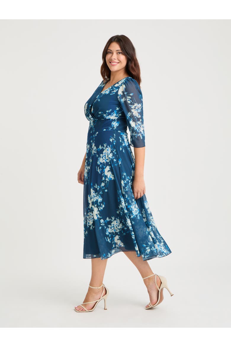 Helena Floral Midi Dress