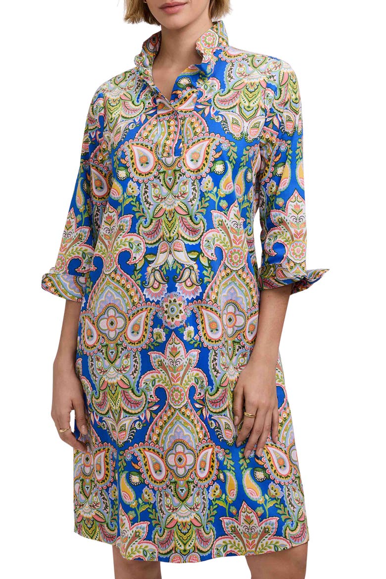 Tammy Three-Quarter Sleeve Cotton Dress