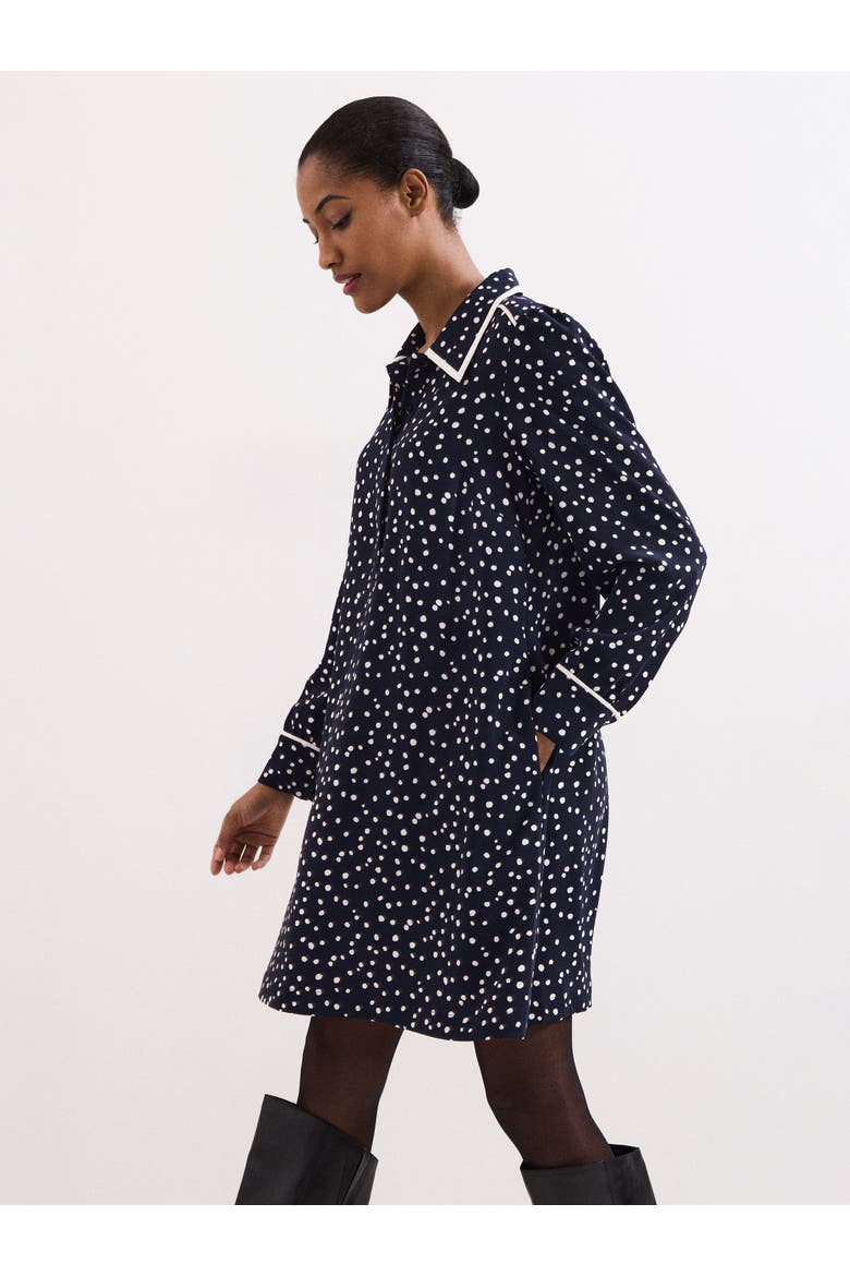 Collared Mini Tunic Dress