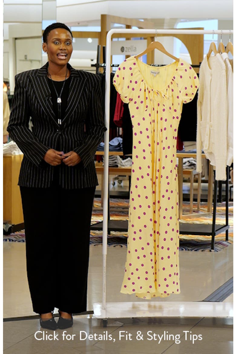 Natasha Polka Dot Maxi Dress