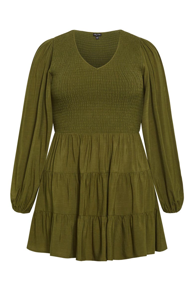 Iris Arielle Smocked Minidress