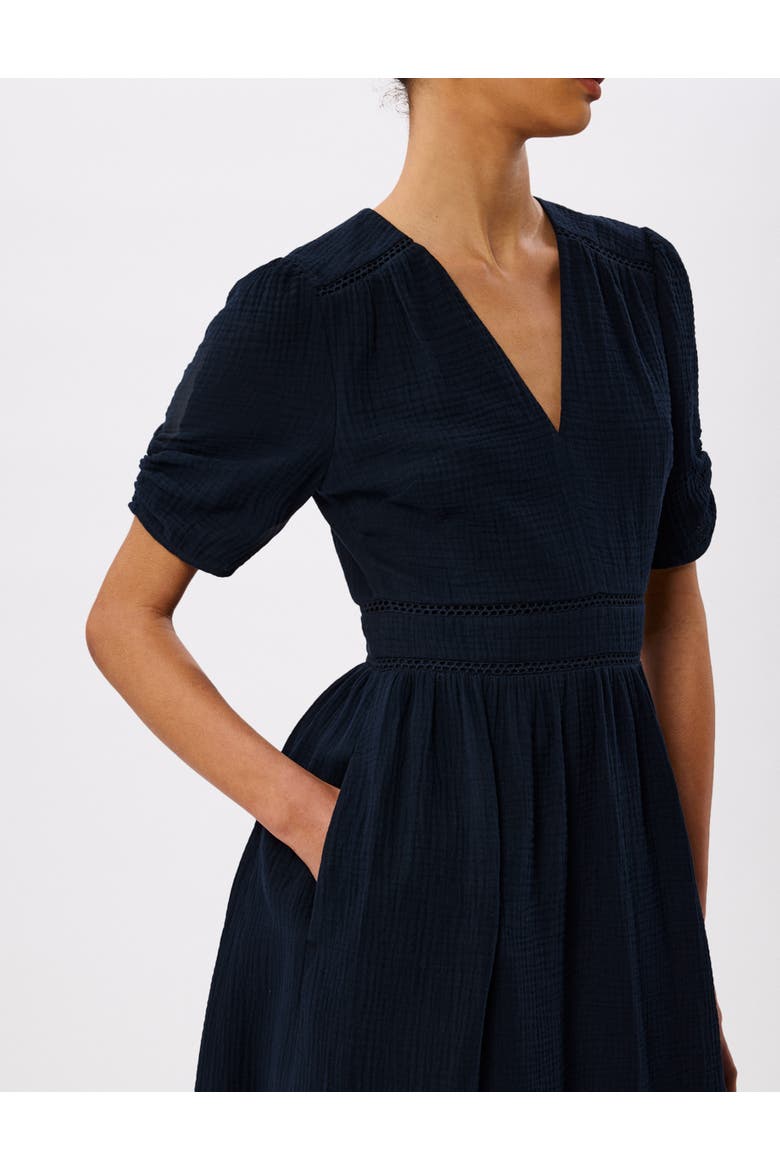 V-Neck Midi Dress