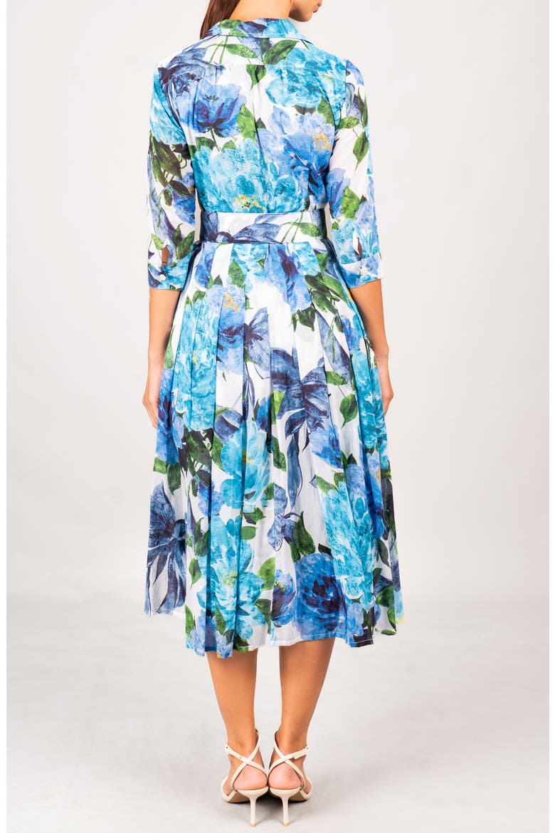 Darby Rose Pleated Midi Shirtdress