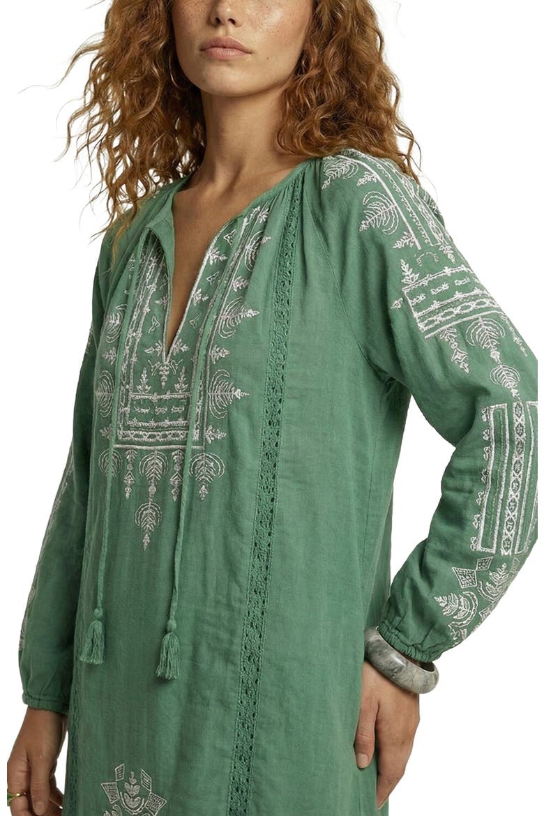 Aurelia Kaftan Style Embroidered Maxi Dress