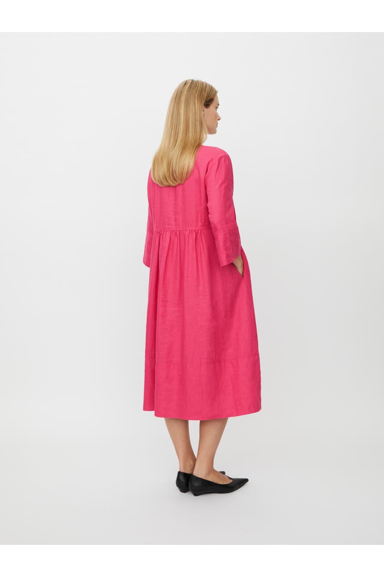 MaNasya Linen Tunic Midi Dress