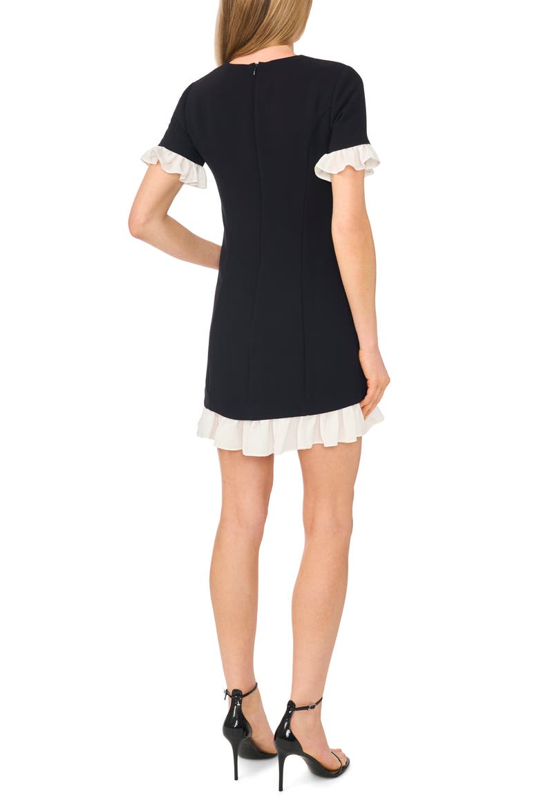 Ruffle Sheath Minidress