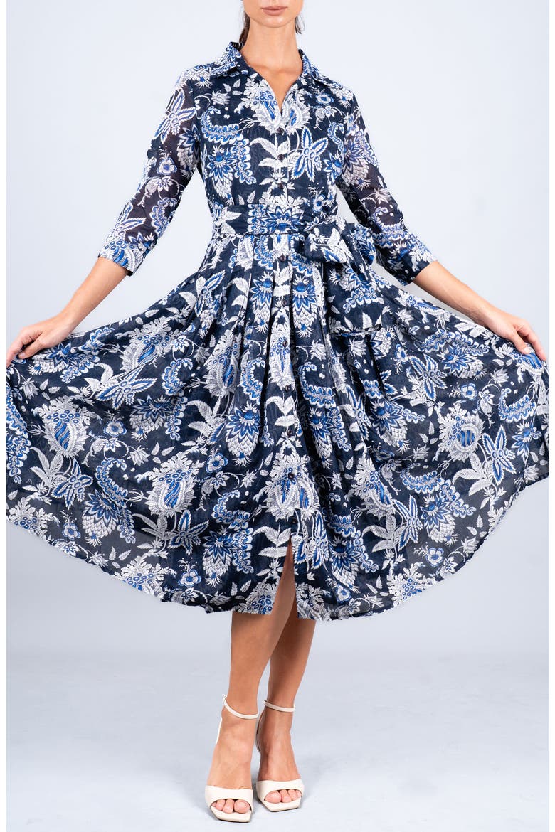 Botanic Antique Midi Shirtdress