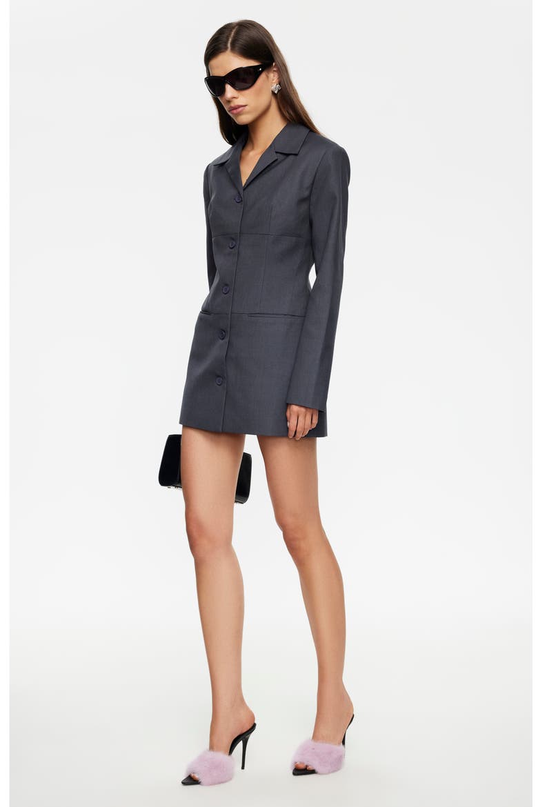 Carmela Long Sleeve Mini Coat Dress