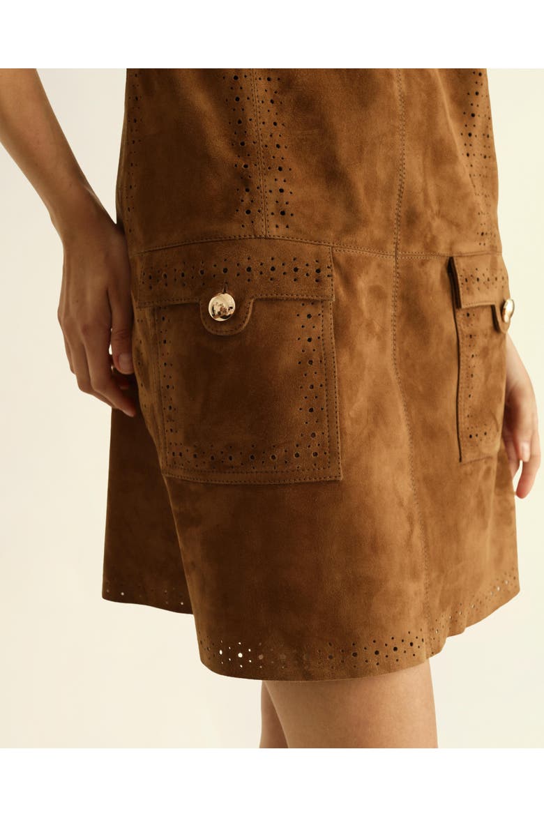 Madison Genuine Suede Mini Dress