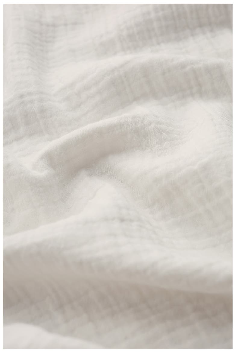 Shore Path Organic Cotton Gauze Midi Dress
