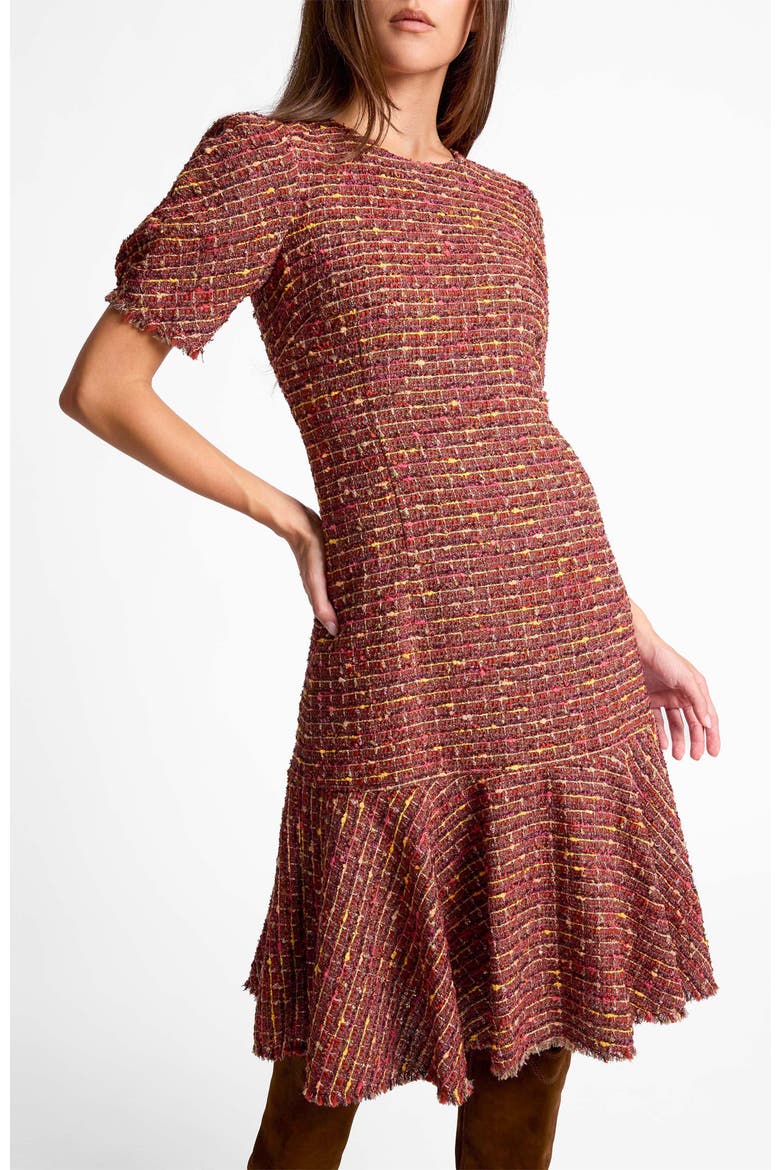 Dasia Sheath Tweed Dress