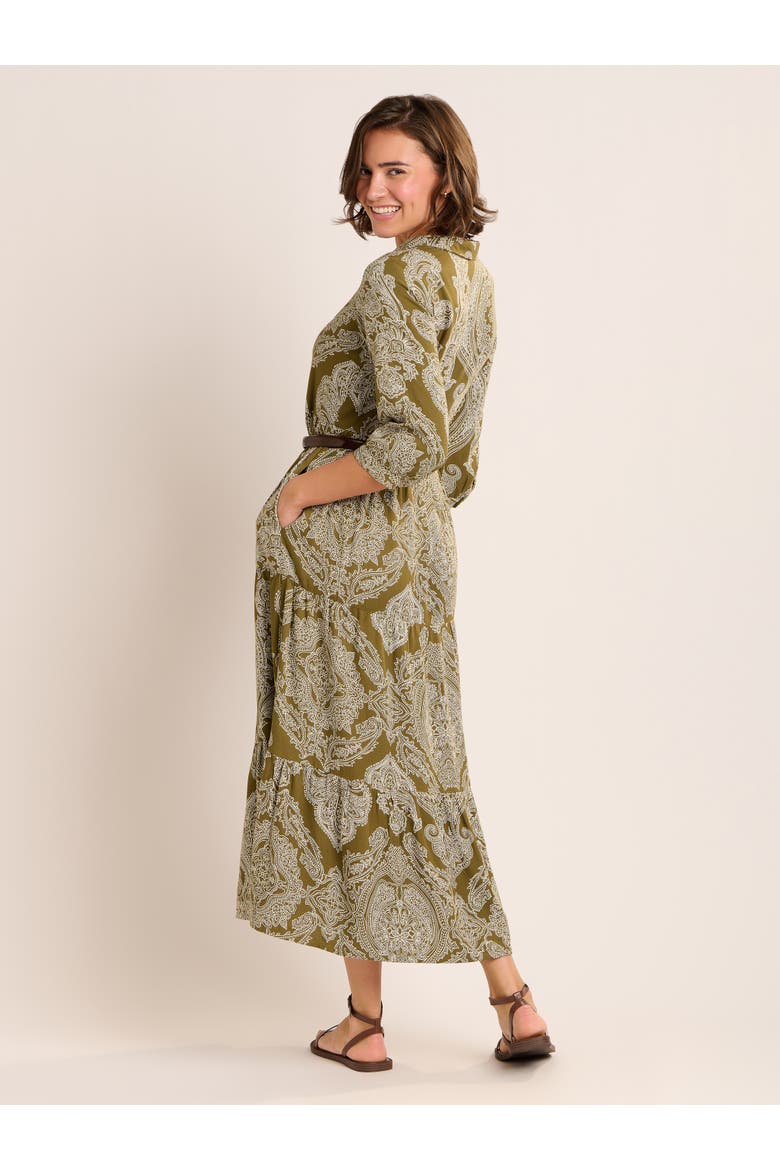 Chara Tiered Maxi Shirt Dress