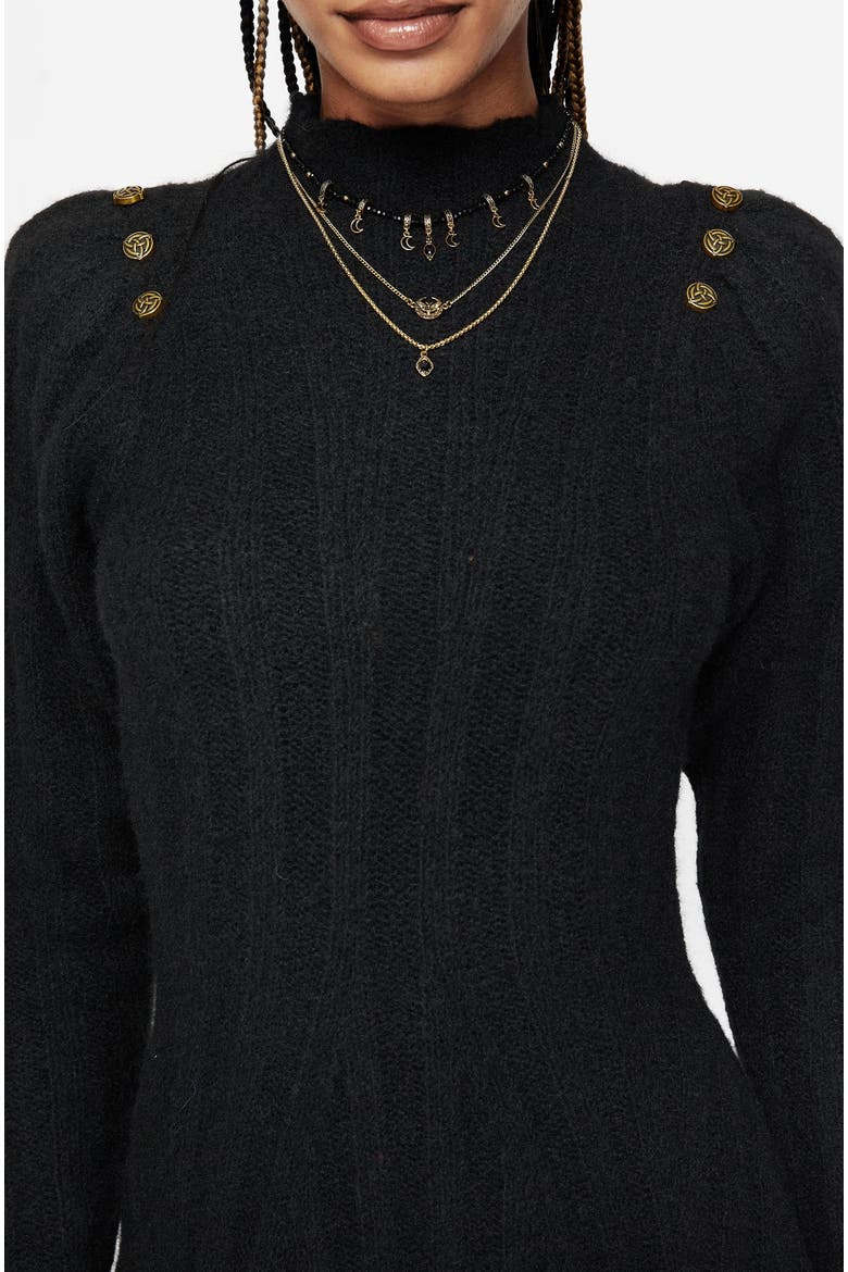 Dream Ribbed Skater Knit Dress