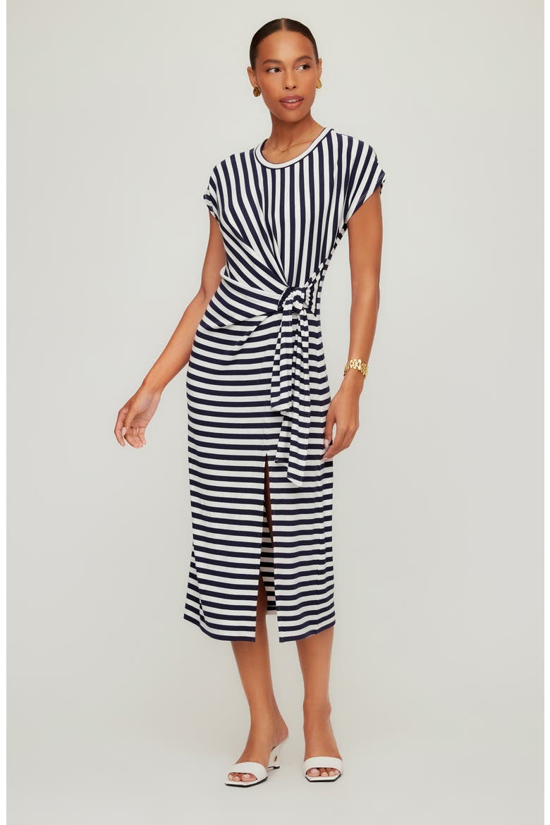 Marisa Side Knot Midi T-Shirt Dress