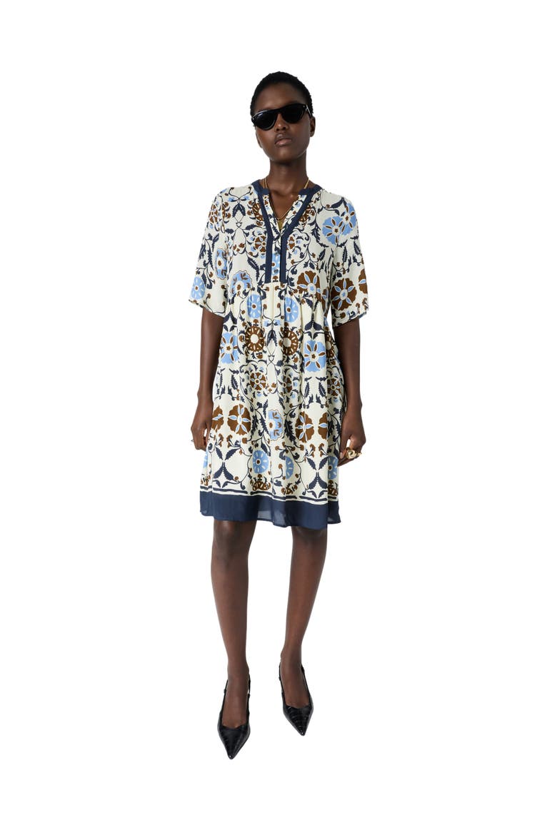 Romaine Printed Tunic Dress