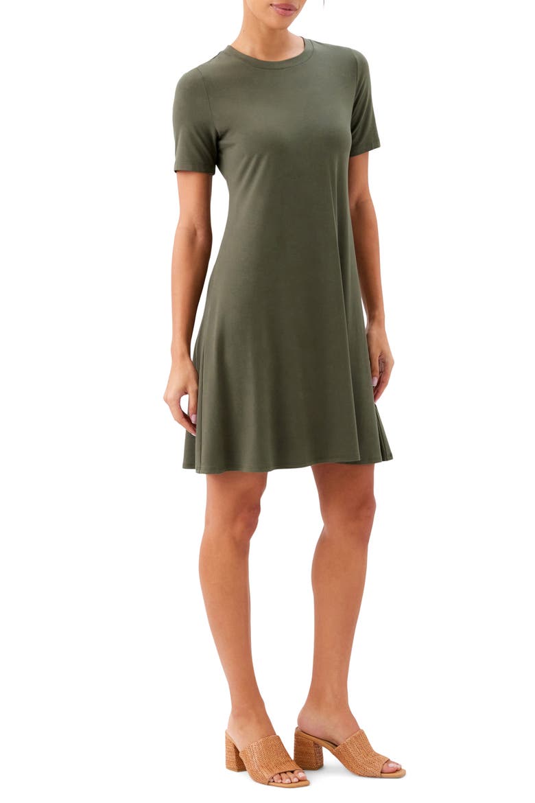 Short Sleeve Sheath Dress