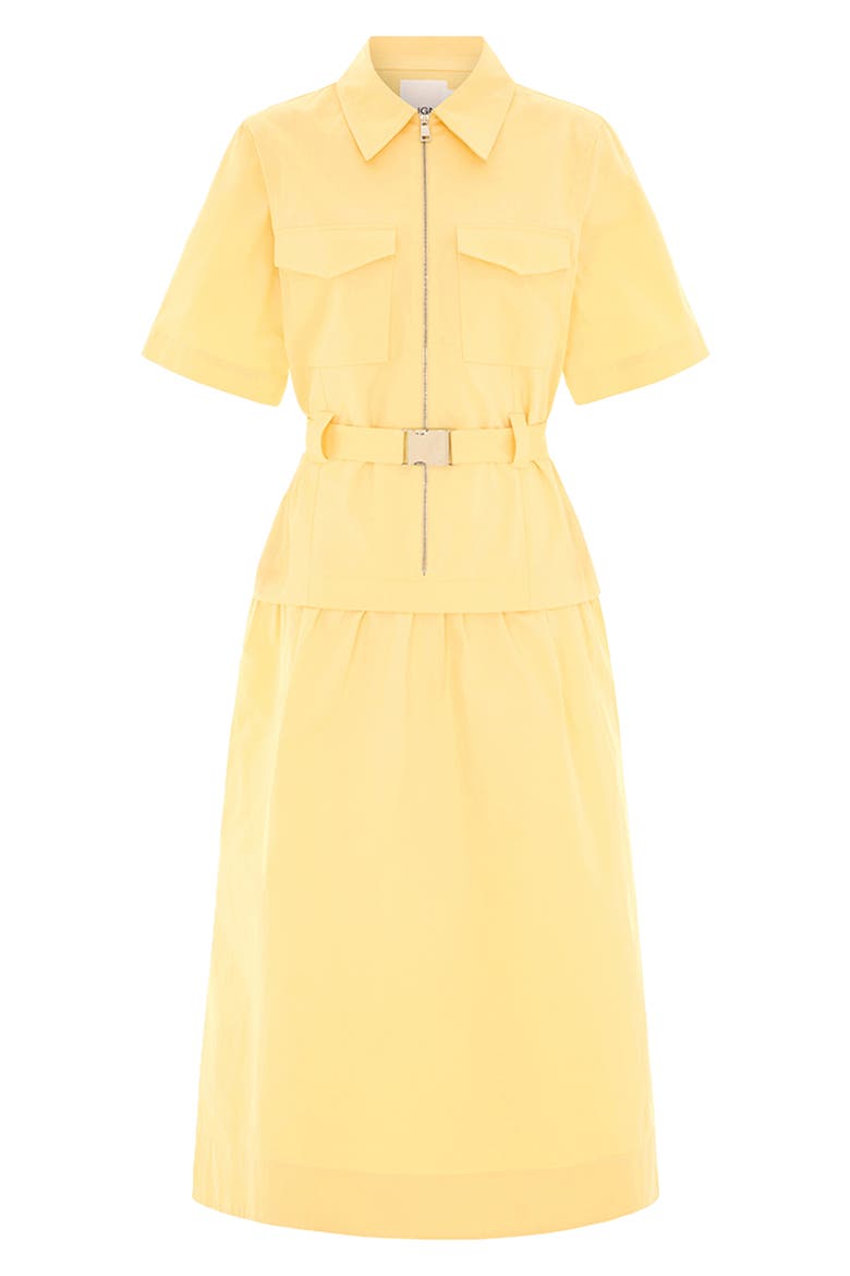 Pearl Short Sleeve Organic Cotton Midi Dress