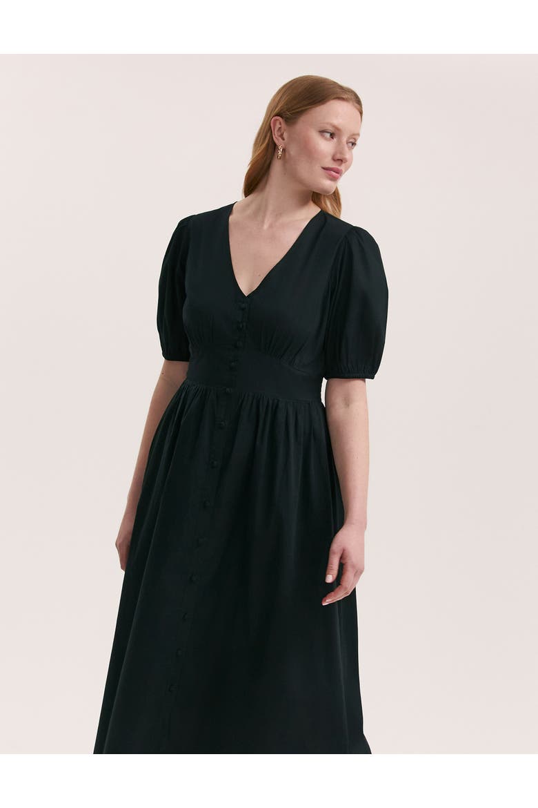 Addison Cotton Midi Tea Dress