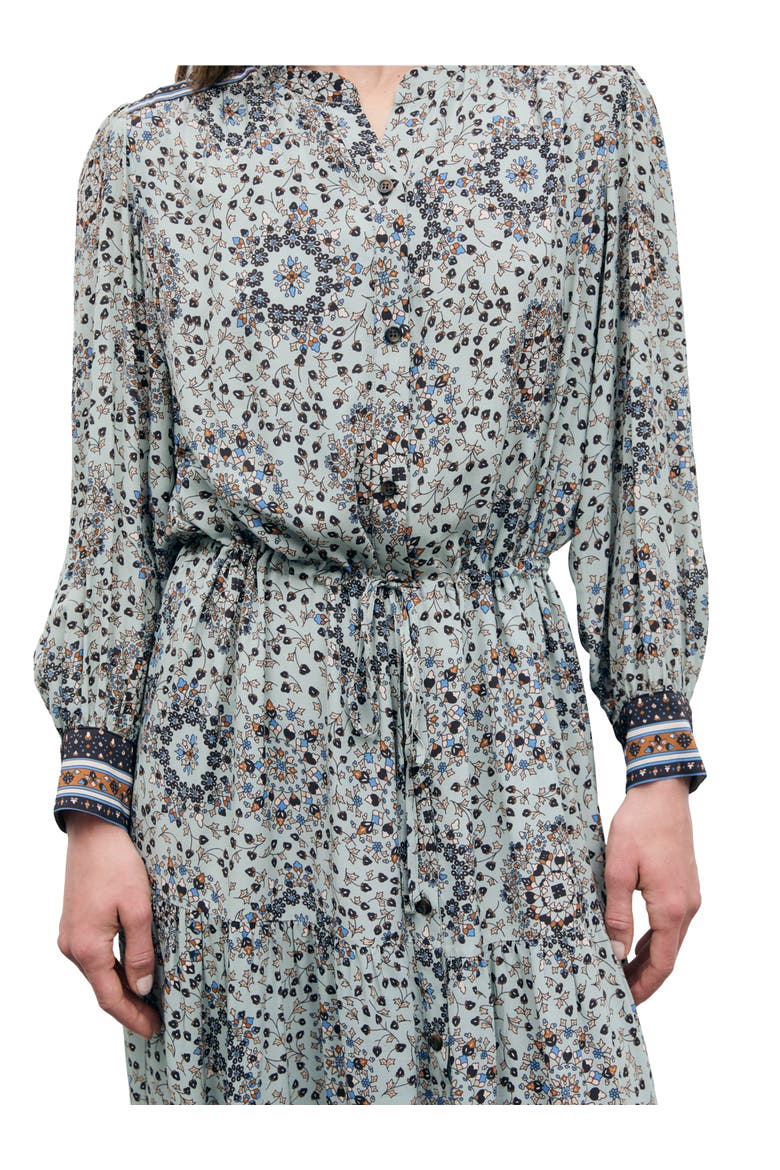 Cyril Long Sleeve V-Neck Maxi Dress