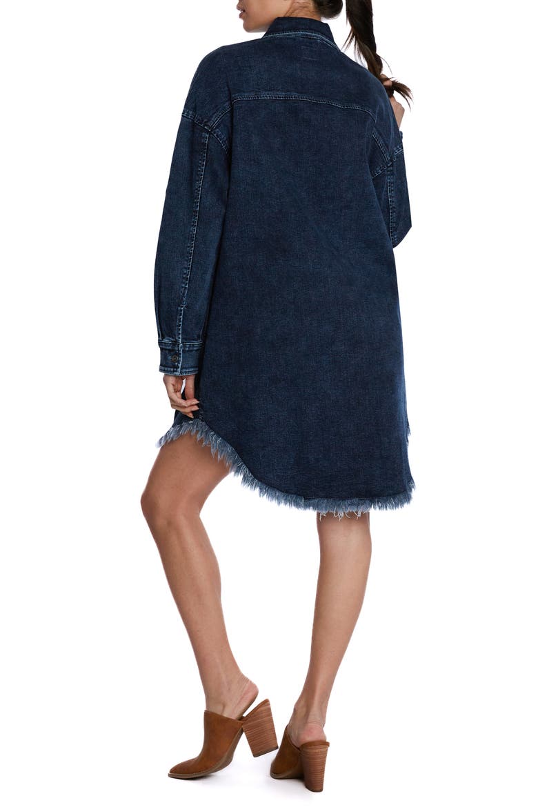 Denim Mini Shirtdress