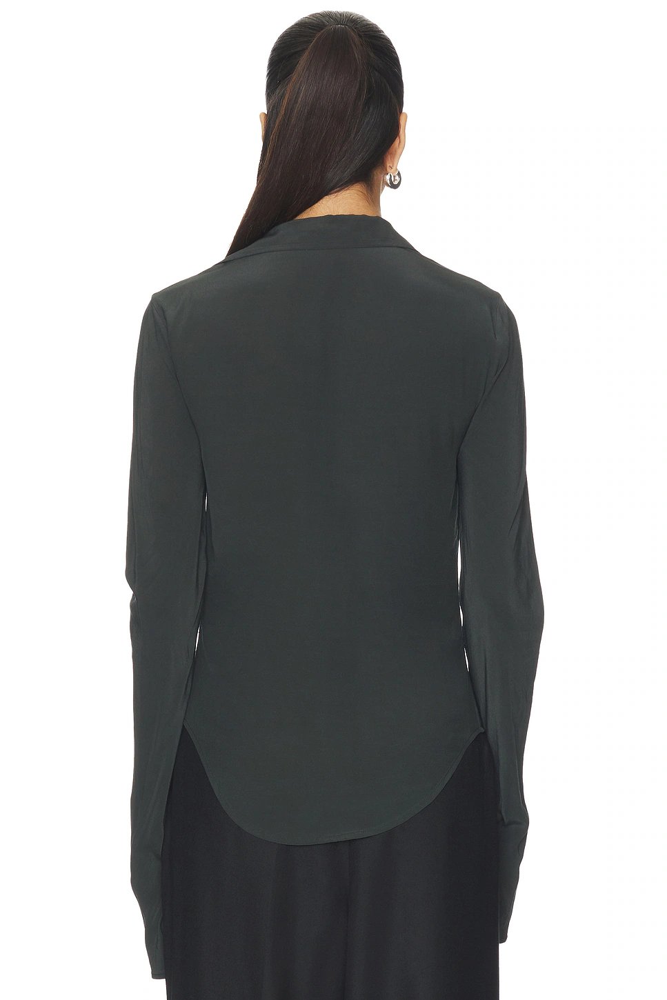 EAVES Saeunn Blouse in Caviar - Image 3