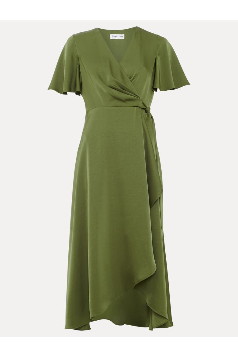 Julissa V-Neck Satin Dress
