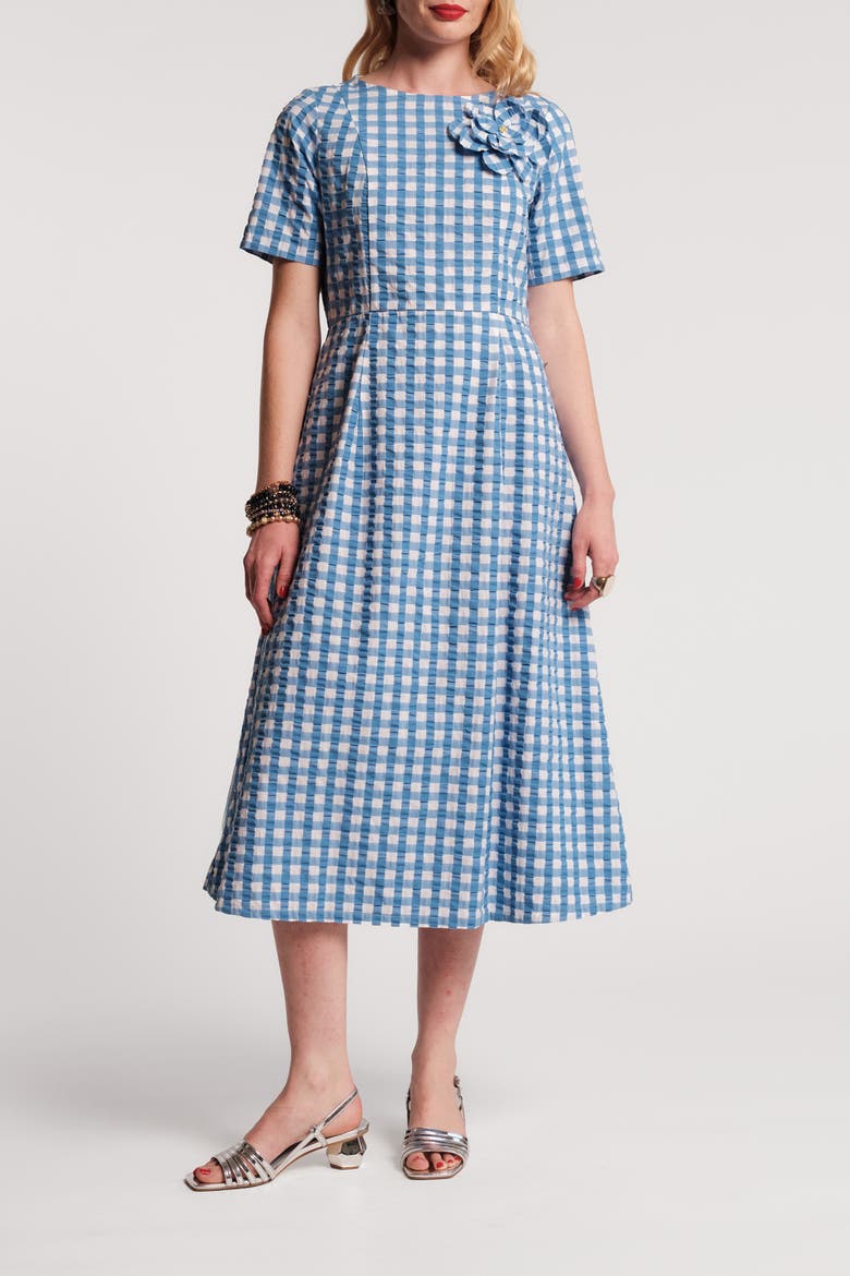 Michelle Midi Dress Gingham