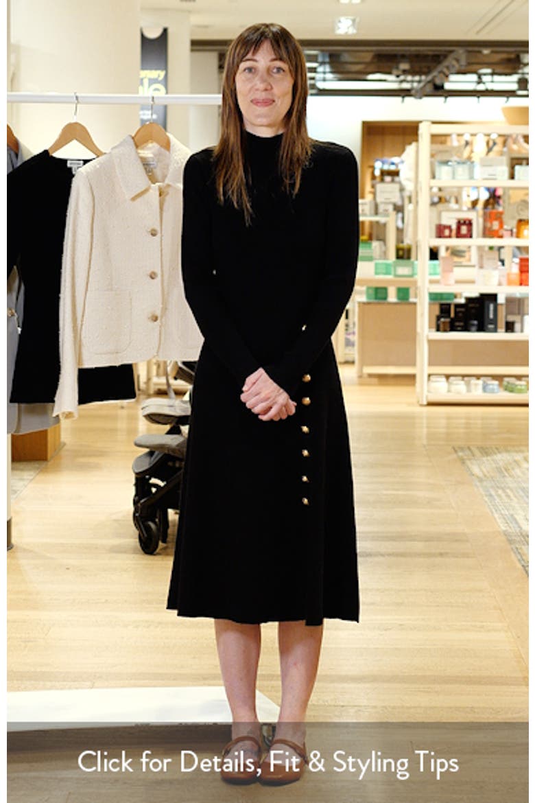 The Adhara Long Sleeve Sweater Dress